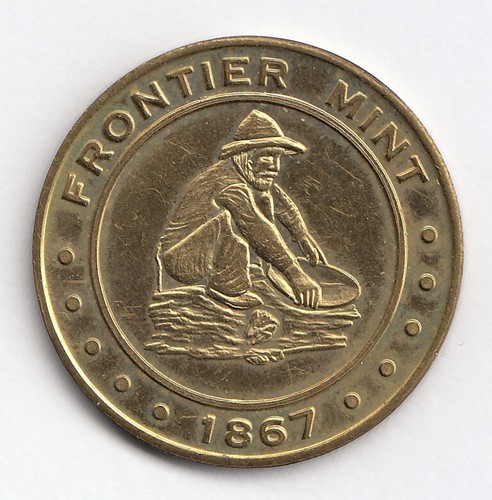Frontier Mint Gold Panning 1867 "Humpback whale"- R102 - Bild 1 von 2