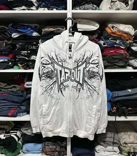 American Y2K Vintage Hoodies Gothic Muster Zip Up Hoodie Winter Weihnachtsgeschenk - Bild 13 von 15