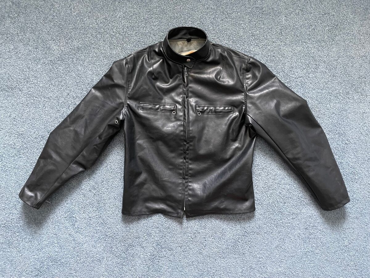 Vtg 60's Harley Davidson Motorcycle Jacket White Label CAFE Vtg 60's Harley Davidson Motorcycle Jacket White Label CAFE