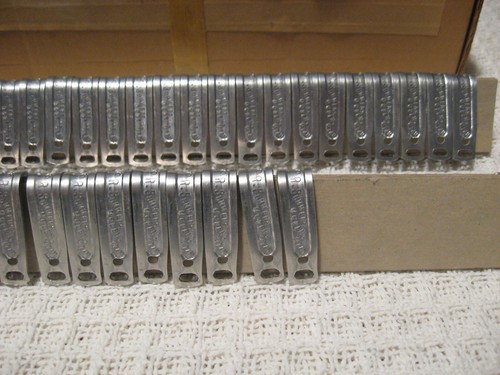 Vintage 70er Aluminium/Metall "Edward R. Summers Ogden Utah" Kuh Ohrmarken 8 bis 50 - Bild 7 von 10