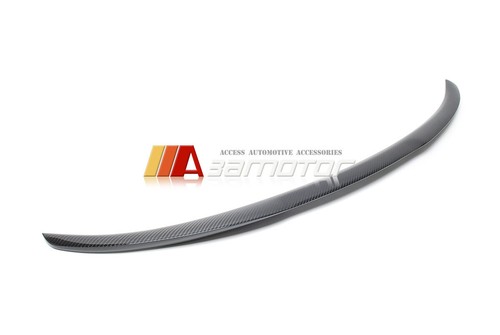 Carbon Fiber V Style Trunk Spoiler Wing fits 2014-20 BMW F36 4-Series Gran Coupe - Picture 1 of 4