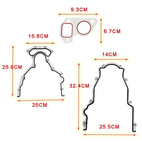 Main&Rod Bearings+Con Rods+Head Gaskets Kit Fit For Chevy GMC Sierra LS 4.8 5.3L - Picture 5 of 31