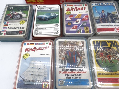 17x Coche Antiguo Mundial 74 Cuarteto Juego de Cartas ASS FX Schmidt Colección Años 80 - Imagen 6 de 9