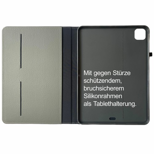 Leder Cover Apple iPad Pro 11" 2022 4.Gen Tablet Schutzhülle Stand Case Tasche - Picture 12 of 12