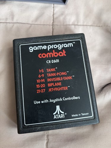 3 Atari Games, Astros Defender And Combat One Nintendo Game Golf Not Tested 2782 - Picture 4 of 5