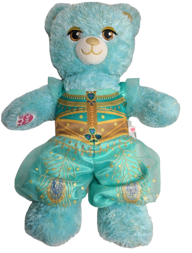 Build A Bear Disney Aladdin singende Prinzessin Jasmin 16 Zoll Plüsch BAB blau Kostüm - Bild 1 von 4