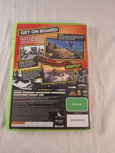 Tony Hawk Shred Xbox 360 Combo Game And Board - Tested Working - Picture 4 of 14