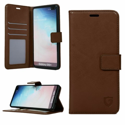Funda billetera clásica de cuero con soporte para tarjetas para Samsung S10 Plus S10E S9 todo - Imagen 26 de 79