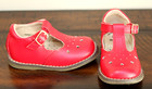 Footmates Red T-Strap Shoes Girls 4.5 Leather Oxfords Mary Janes Baby Toddler
