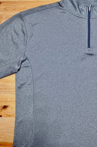 KNIGHTS APPAREL CSUF Pullover Men's Large Gray Fullerton 1/4 Zip Lightweight Top - Picture 8 of 23