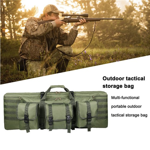 Tactical Rifle Bag Gun Range Padded Soft Case Hunting Carry Bag Backpack 47 36'' - Picture 15 of 30