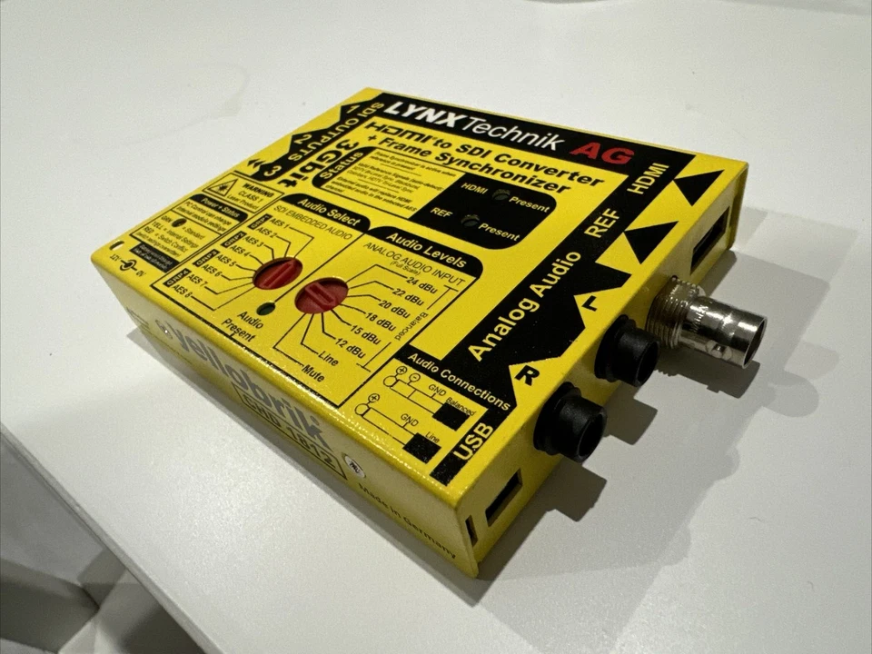 Lynx Technik CHD1812 3Gbit HDMI to SDI Converter + Frame Synchronizer - Image 2 of 4