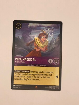 Pepa Madrigal Weather Maker (Non Foil) 53/204 Disney Lorcana Ursulas Return