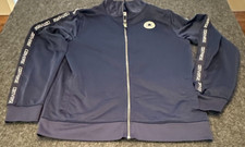 Converse Chuck Taylor All Star Logo Blue Full Zip Track Jacket Size XL Youth F16