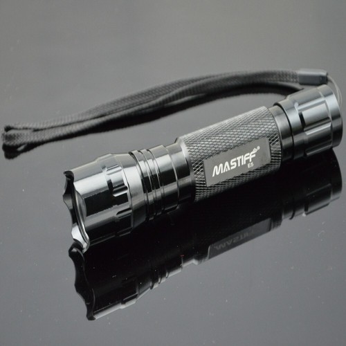 Mastiff E5 3W 405 nm Ultraviolet Radiation UV LED Lamp Aluminum Flashlight Torch - Picture 2 of 5