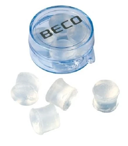 BECO® Ohrenstöpsel aus Silikon | 4 Stück inkl. Box | Ear Plugs | Gehörschutz