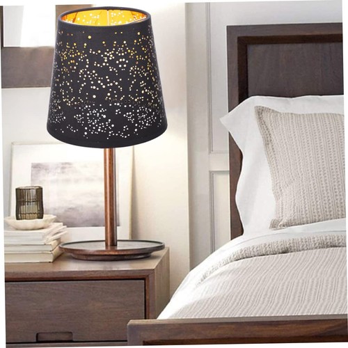 2pcs Fabric Lampshade Metal Bulb Guard Table Lampshade Metal Lamp Shade Star ... - Picture 7 of 9
