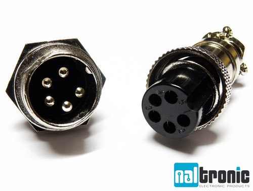 1-3x GX12 - 2 3 4 5 6 7 Pin 12mm Stecker Buchse Steckverbinder Anschlusstecker - Bild 7 von 9