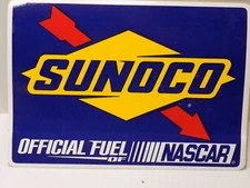 SUNOCO RACING GAS Decals (Sticker) Official Fuel of NASCAR Pack Of 12