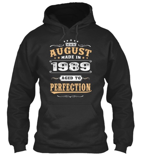 Perfection In Hoodie College Aged August to Standard Made 1989 wRt4n