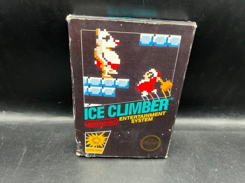 Ice Climber Hangtab 5-Screw Black Box Nintendo NES Complete in Box CIB WATA CGC - Picture 6 of 11
