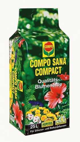 Compo Sana Compact Qualitats Blumenerde 25 L Blumen Erde