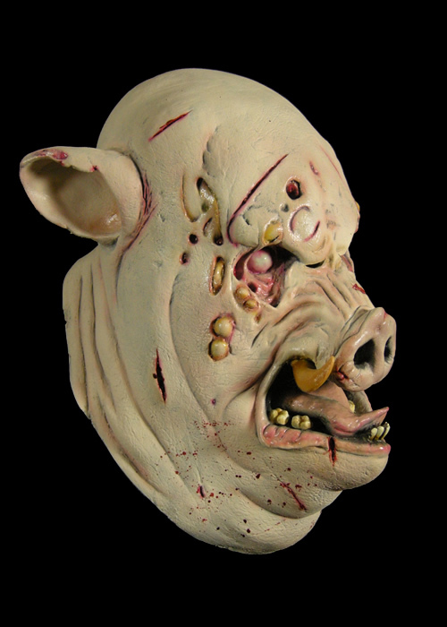 Butcher Severed Pig Head Halloween Mask Cena promocyjna