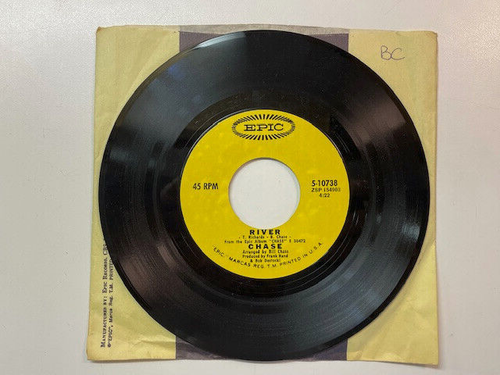 Vintage 45 Record- Chase- Get It On & River- Epic Records - Foto 3 di 4