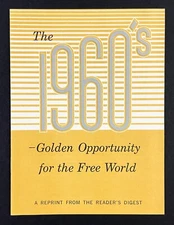 1960s Golden Opportunity For The Free World Vintage General Motors Staff Booklet