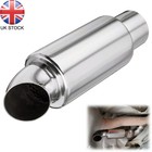 2.5'' Inlet 2.5'' Outlet Car Stainless Steel Exhaust Muffler Resonator Universal