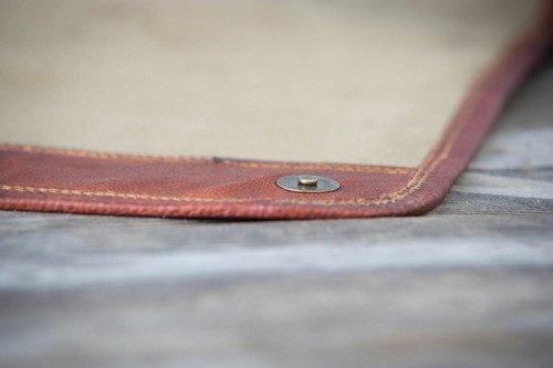 Bolso Maletín de Cuero Laptop Mensajero Computadora Cartera Envejecido Hecho a Mano Hombres - Imagen 5 de 6