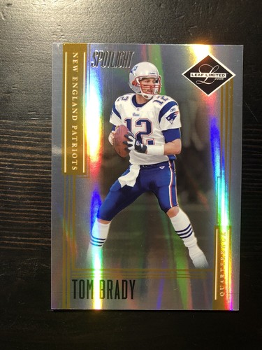 2006 Leaf Limited Tom Brady GOLD SPOTLIGHT 02/10 Card #80 Patriots SSP Goat
