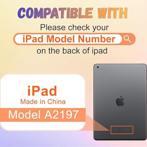 Case For iPad 10th 10.9 9th 10.2 8th 7th 6th 5th 9.7 Gen Leather Kids Shockproof - Picture 7 of 16