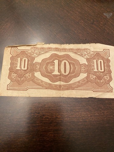 Japanese Government 10 Shilling Government Of Fiji Penny Canada 25 Cent Bill - Picture 5 of 8