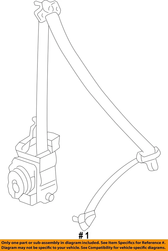 Used Front Right Seat Belt Front fits: 2012 Acura Tl bucket seat passenger retra Foto 4 de 4