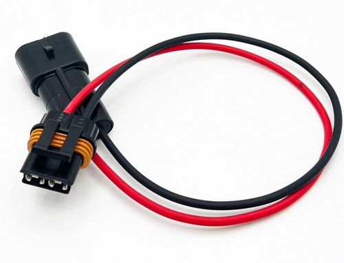 2x Assembled Delphi Metri-Pack 2-Pin 630 Series 12 AWG, 46amp 8" Lead PIGTAIL  - Picture 2 of 9