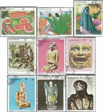 panama 1125-1133 oblitéré 1968 contemporaine mexik. Peintures