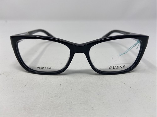 Marco de gafas de plástico negro mate Guess GU2561 001 50-15-135 BU45 - Imagen 2 de 8