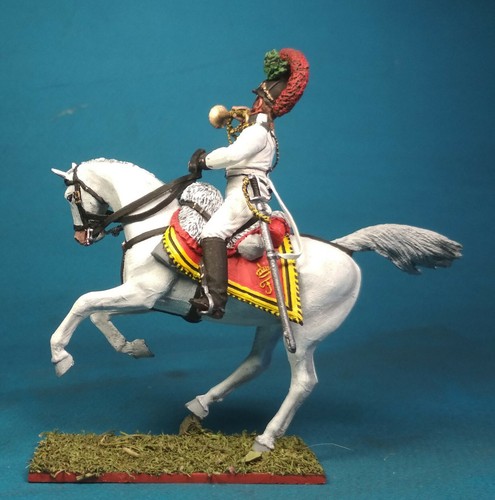 Unassembled Austrian Cuirassiers, White Metal 60 mm 1/30 Figure kit VID SOLDIERS - Picture 13 of 31