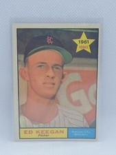 Ed Keegan  1961 Topps Baseball Rookie  #248 Ex