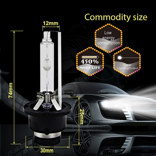 Faros HID bombillas blancas de xenón de haz bajo/alto D2S para Infiniti G37 2008-2013 - Imagen 10 de 12