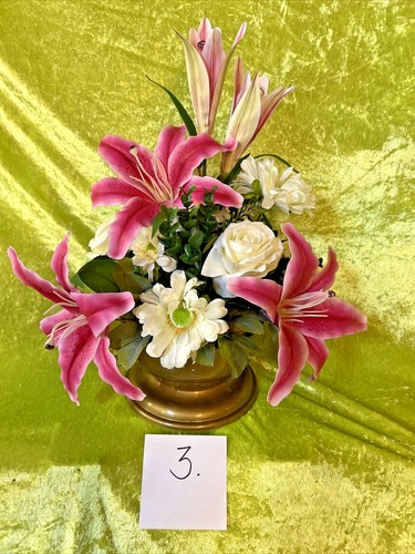 TK24.1. Steckschale Blumen Gesteck Grabgesteck Gedenken Grabschmuck - Bild 9 von 16