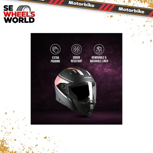 Original TVs Racing Anti Matter Integralhelm Motorradhelm blau - X, L, XL - Bild 80 von 106