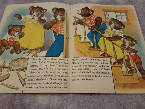 "The Three Bears" #4814 Merrill 1938 by Milo WInter (4719) - Picture 8 of 11