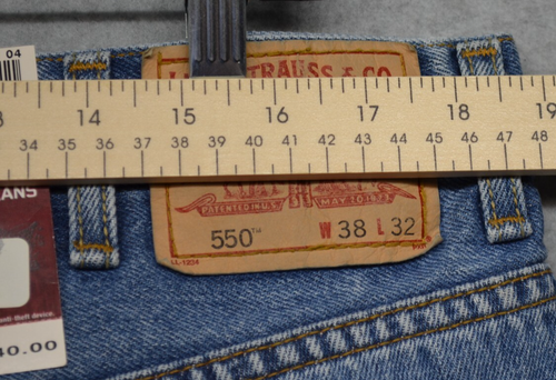 NWT Levi's Men's 550 Relaxed Fit Jeans Size 38 X 32 - Picture 10 of 11