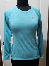 Women's FILA Sports Top Blouse Pullover Long Sleeve size S