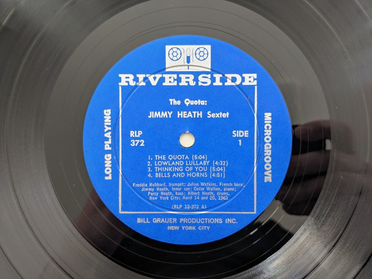 Jimmy Heath The Quota Freddie Hubbard Riverside 372 Original Jimmy Heath The Quota Freddie Hubbard Riverside 372 Original