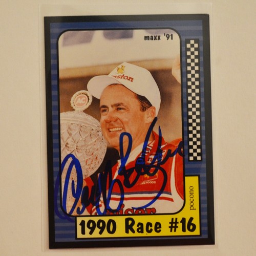 1991 Maxx Racing NASCAR Autograph Signed #s 101-240 - Complete Your Set U Pick - Picture 61 of 88