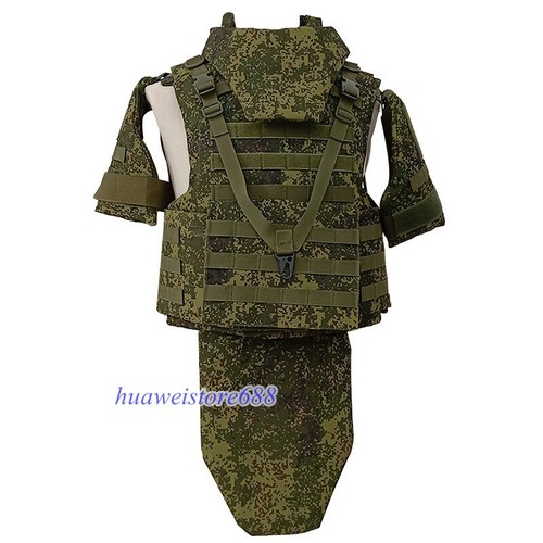 Chaleco táctico portador de placas militar molle chaleco cuerpo traje protegido completo - Imagen 3 de 19