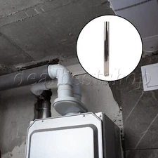 Stainless Steel Mandrel Exhaust Straight Tube 2.36inch Diameter Silver